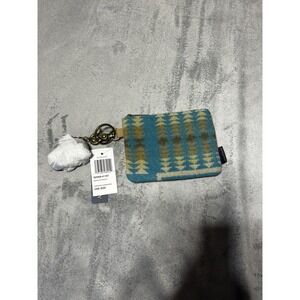 Pendleton Bison Buffalo ID Pouch Harding Turquoise One Size NWT